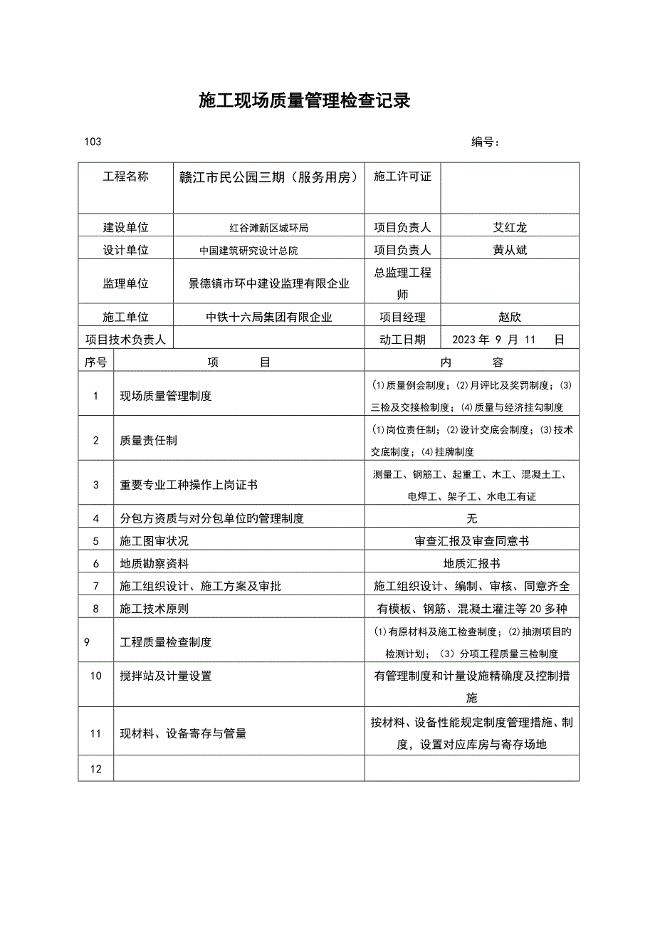 开工报告表格_第2页