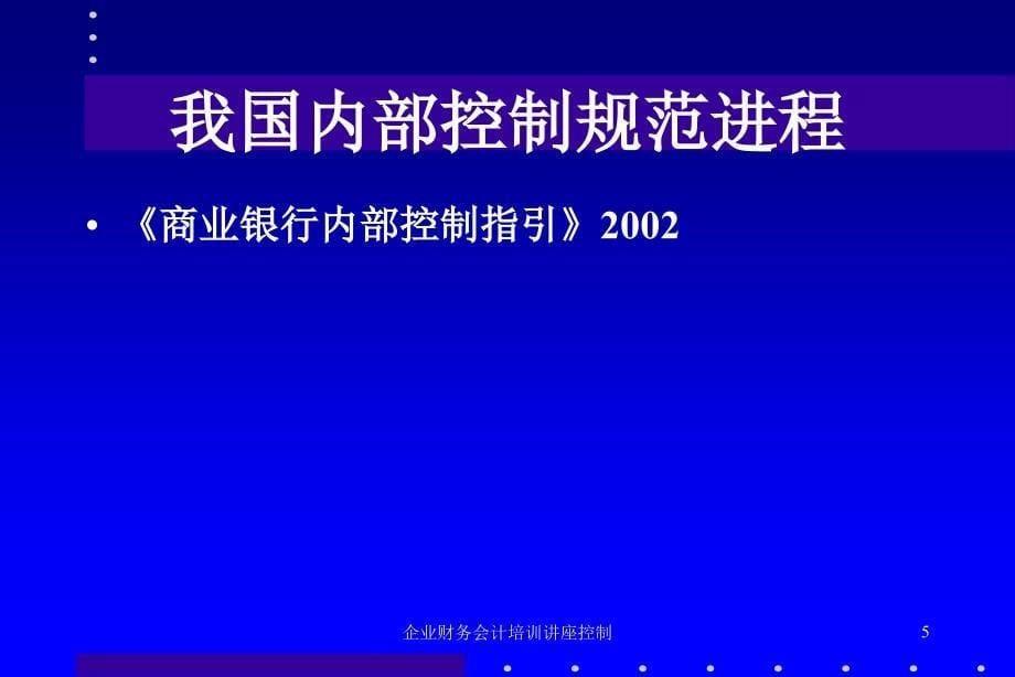 企业财务会计培训讲座控制课件_第5页