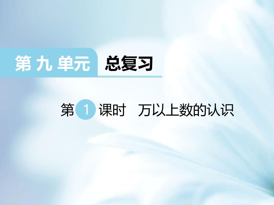 精品【西师大版】四年级上册数学：第9单元第1课时 万以上数的认识_第2页