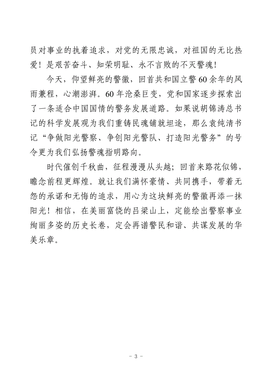 公安警察先进事迹材料_第3页