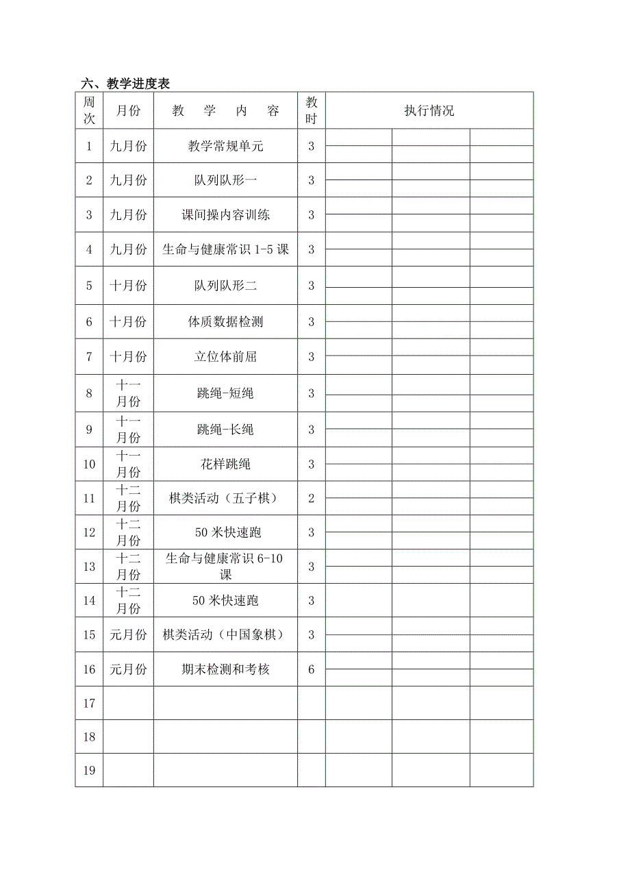 2016下学期四年级体育教学计划.doc_第4页