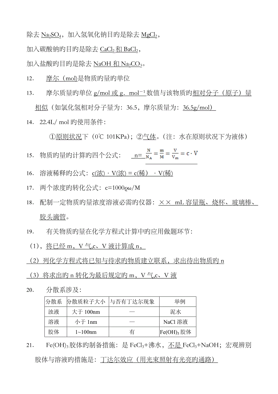 2023年高中化学学考知识点_第2页