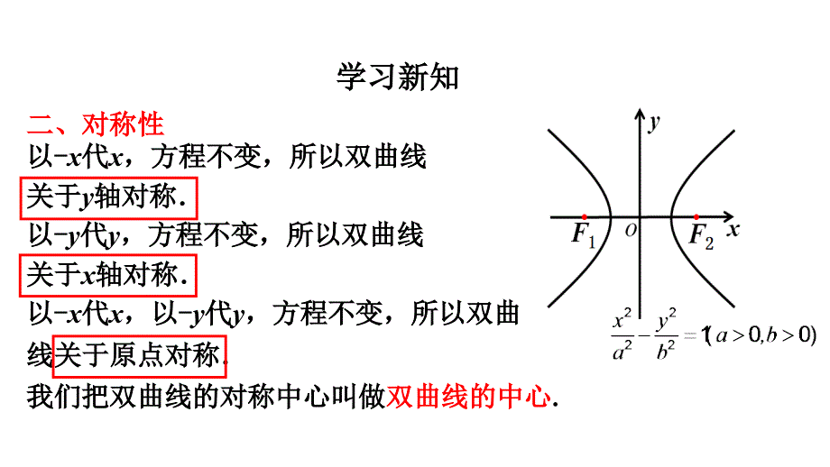 232双曲线的简单几何性质1课件人教A版高二数学选修21_第4页