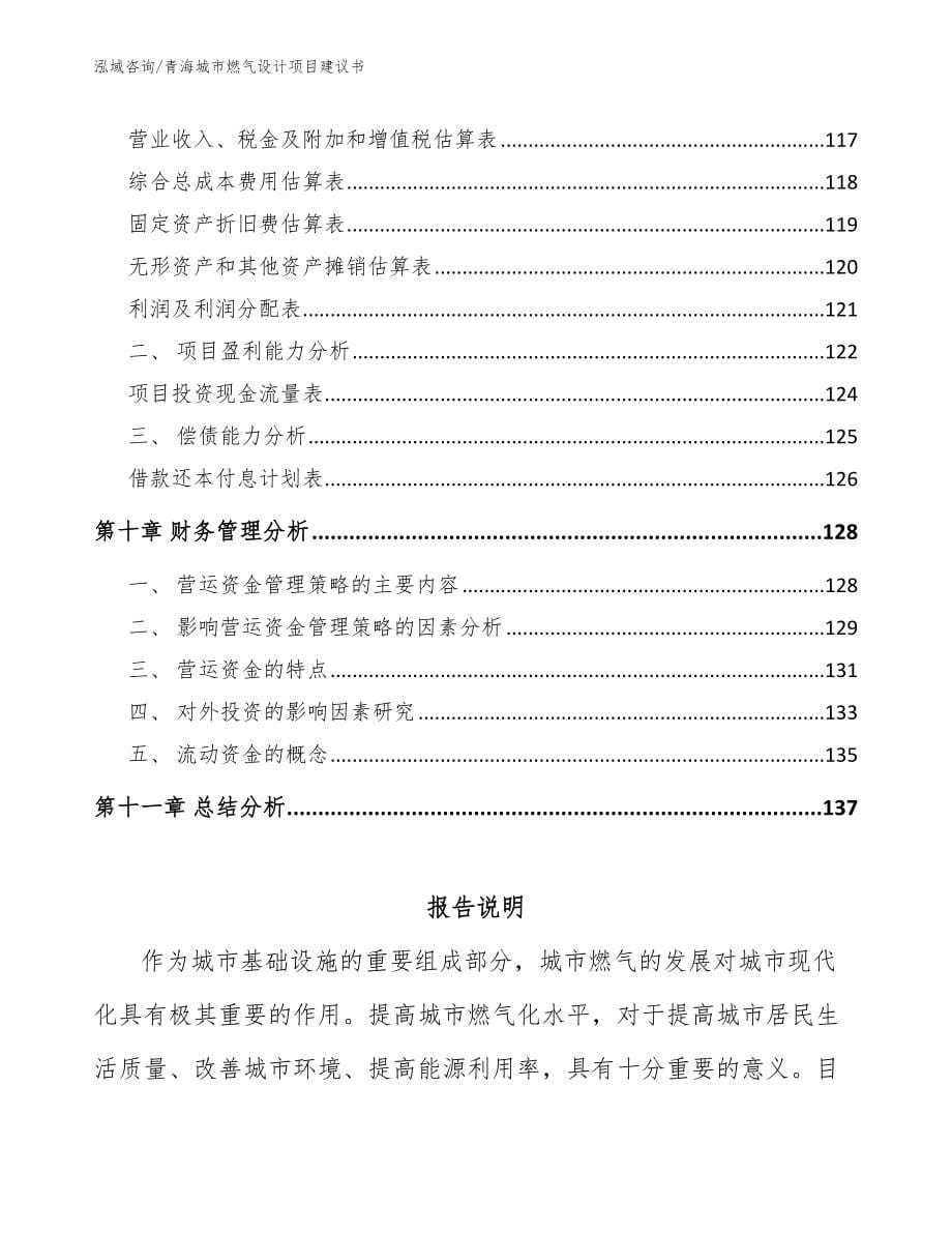 青海城市燃气设计项目建议书_范文_第5页