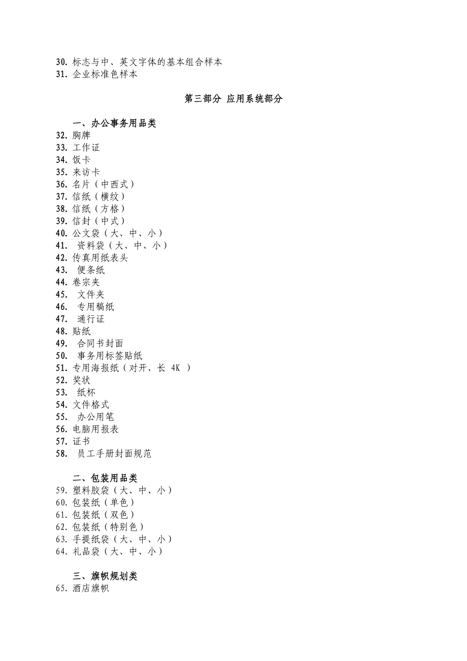 酒店VI设计类别一览表_第2页