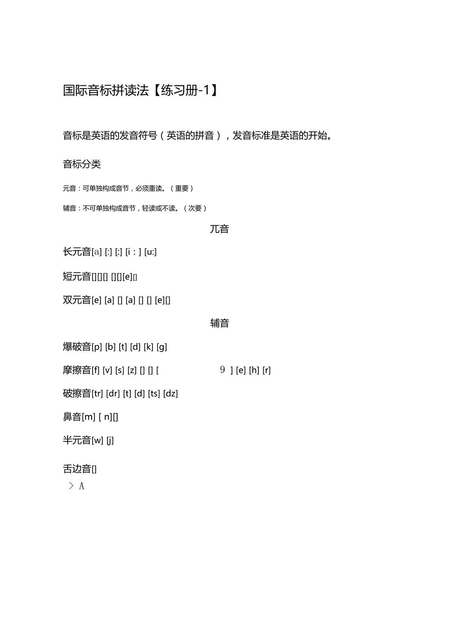 国际音标拼读法_第1页