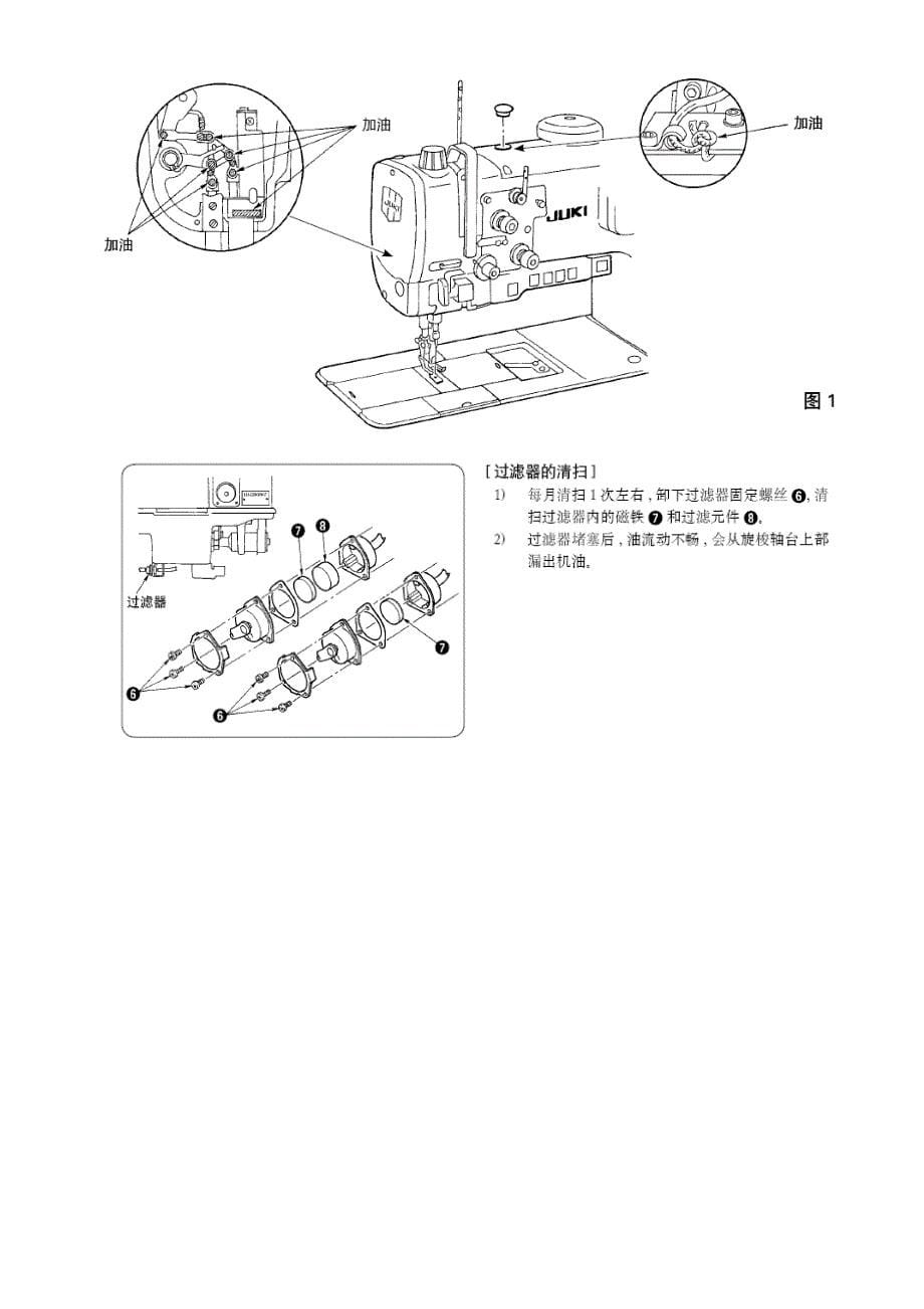 JUKI缝纫机保养要求及方法0811_第5页