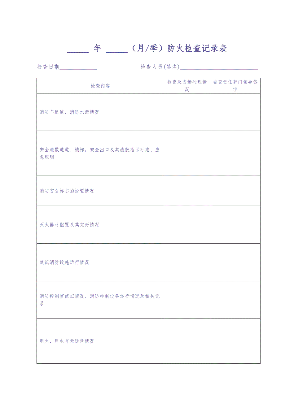 本7-防火检查记录本（天选打工人）.docx_第2页