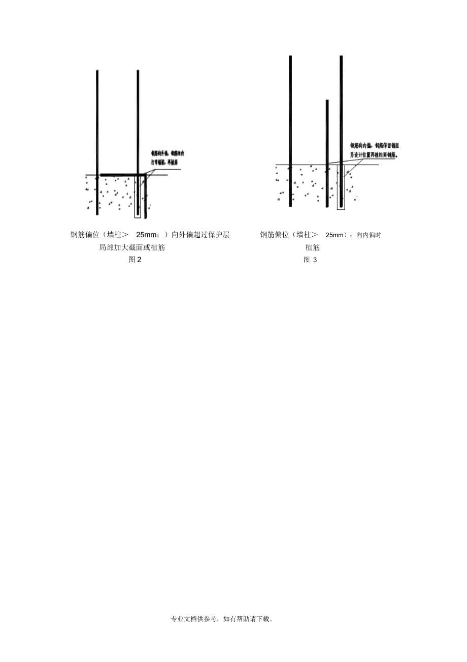 墙柱偏位处理方案-设计回复_第5页