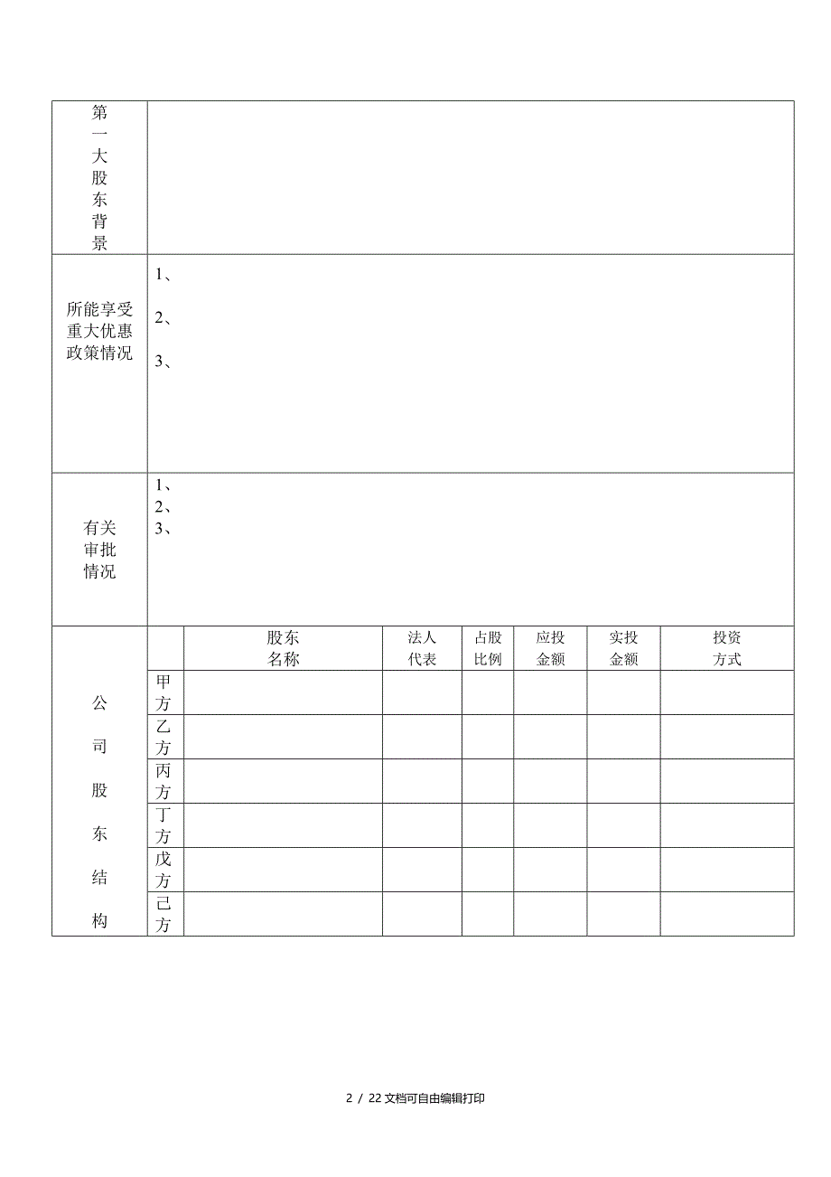 风险投资尽职调查报告模板_第2页