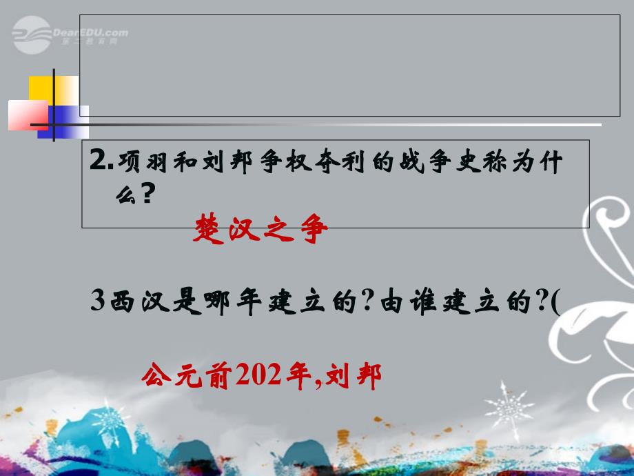 初中一年级历史上册第三单元统一国家的建立第12课大一统的汉朝课件_第1页