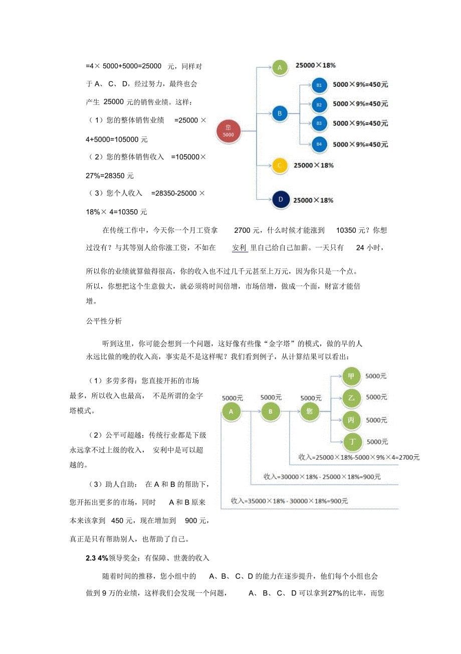 安利奖金制度精简版V0.8_第5页