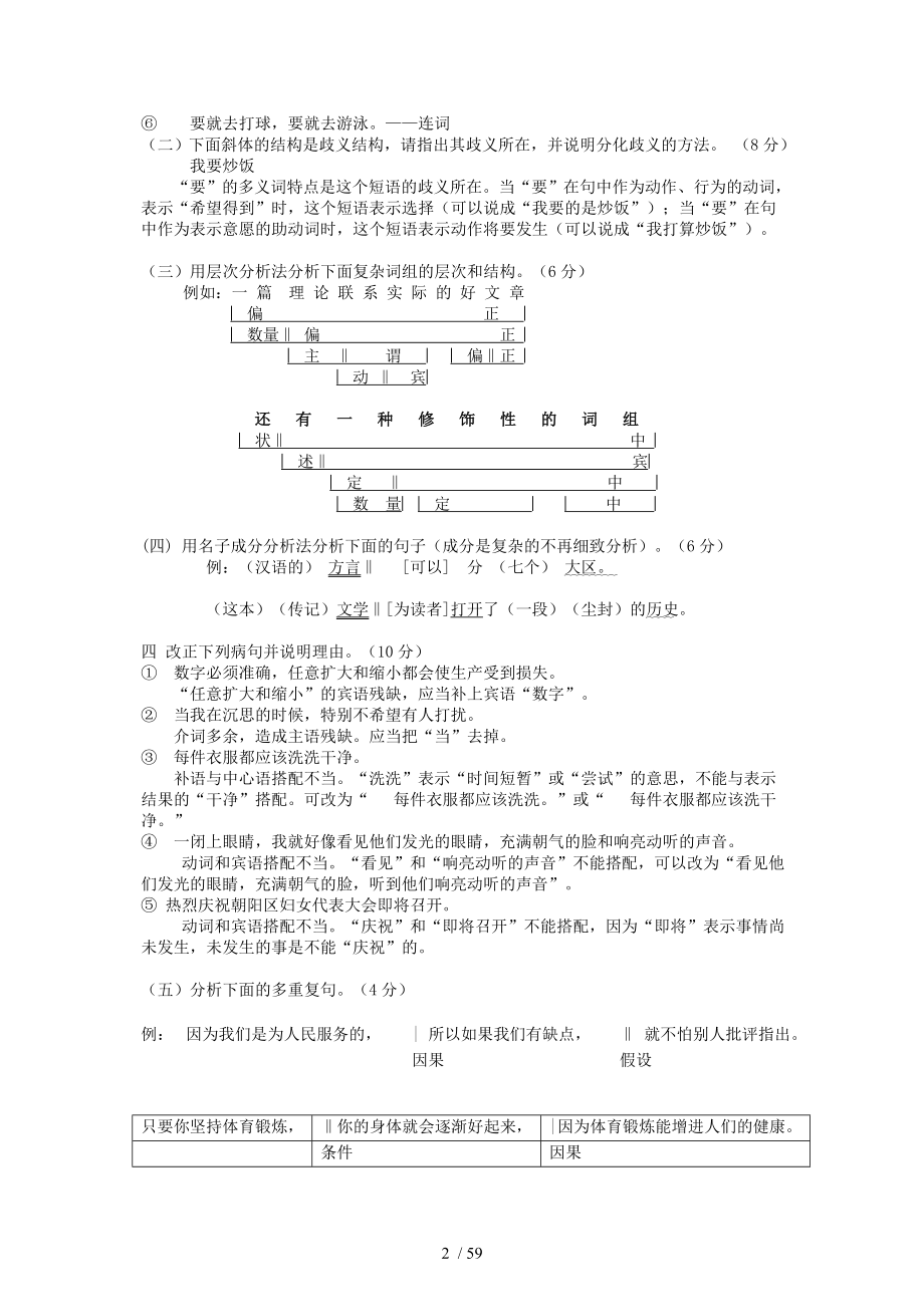 对外汉教资格汉语考试真题及答案_第2页