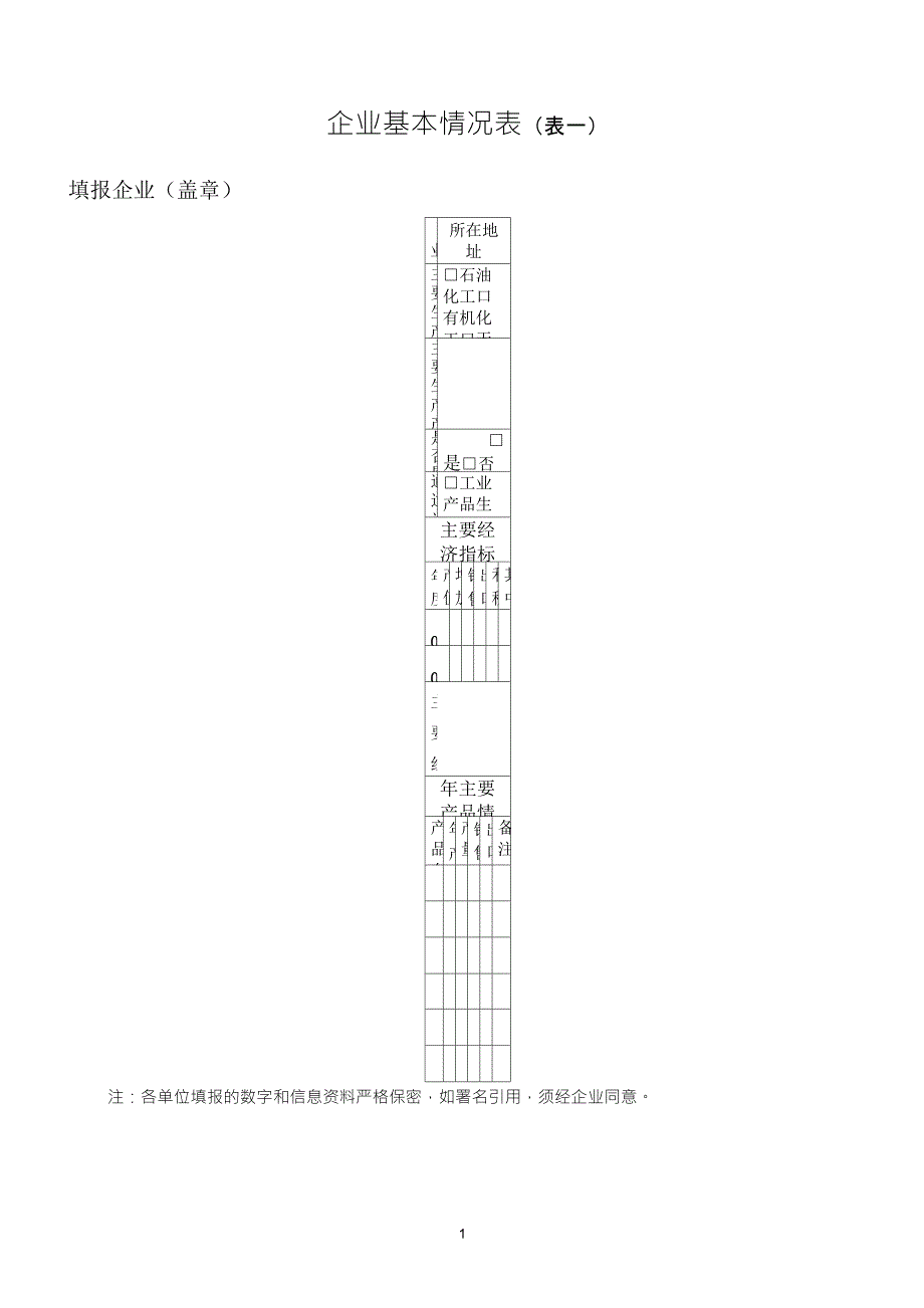 工业企业调研表_第1页