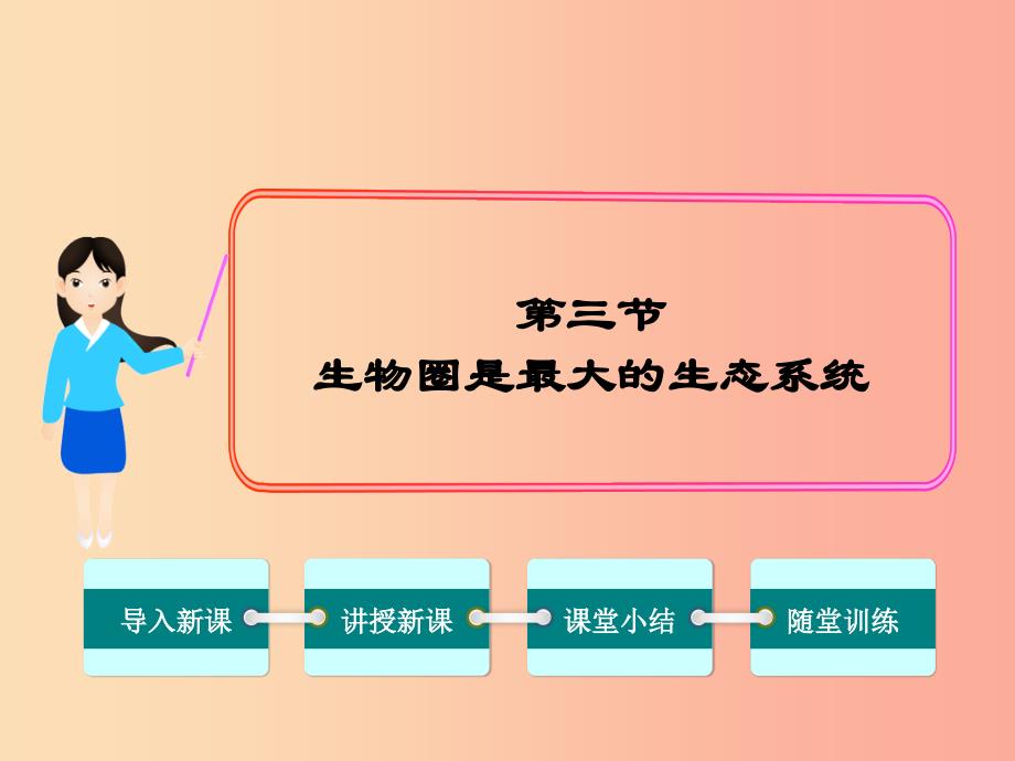 七年级生物上册 第一单元 第二章 第三节 生物圈是最大的生态系统课件 新人教版.ppt_第1页