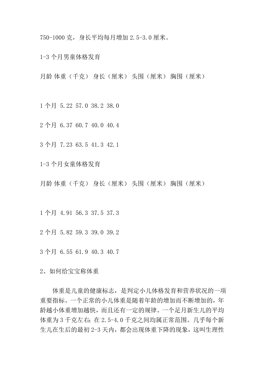 中学教育1到24个月婴儿喂养育儿方案_第2页