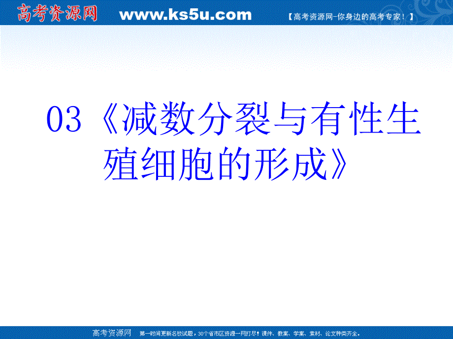 生物高考复习遣传与进化专题系列课件 减数分裂与有性生殖细胞的形成_第2页