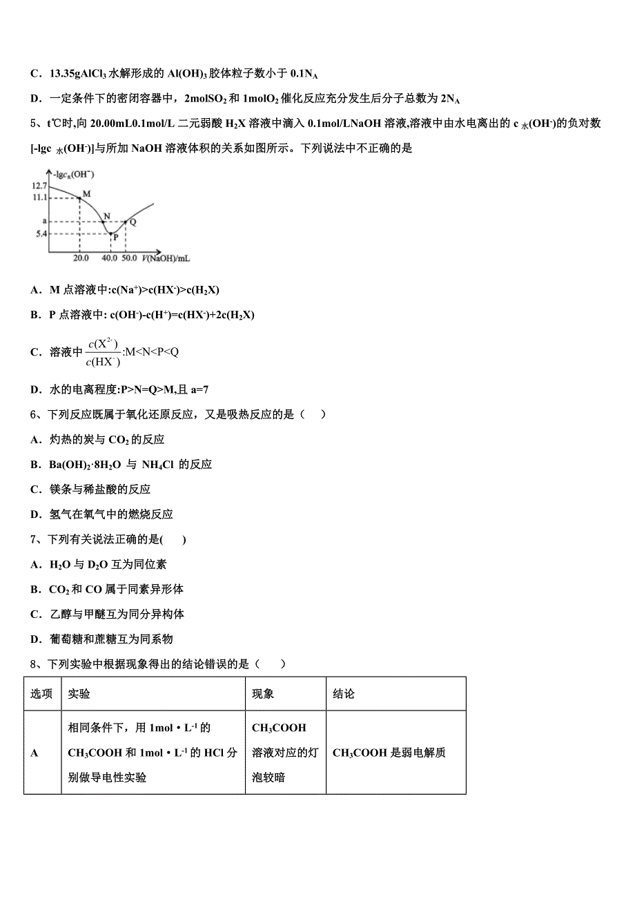 四川省成都市经开区实验中学2023年高三第六次模拟考试化学试卷含解析_第2页