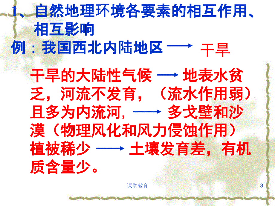 3.2地理环境的整体性和地域分异优教课堂_第3页