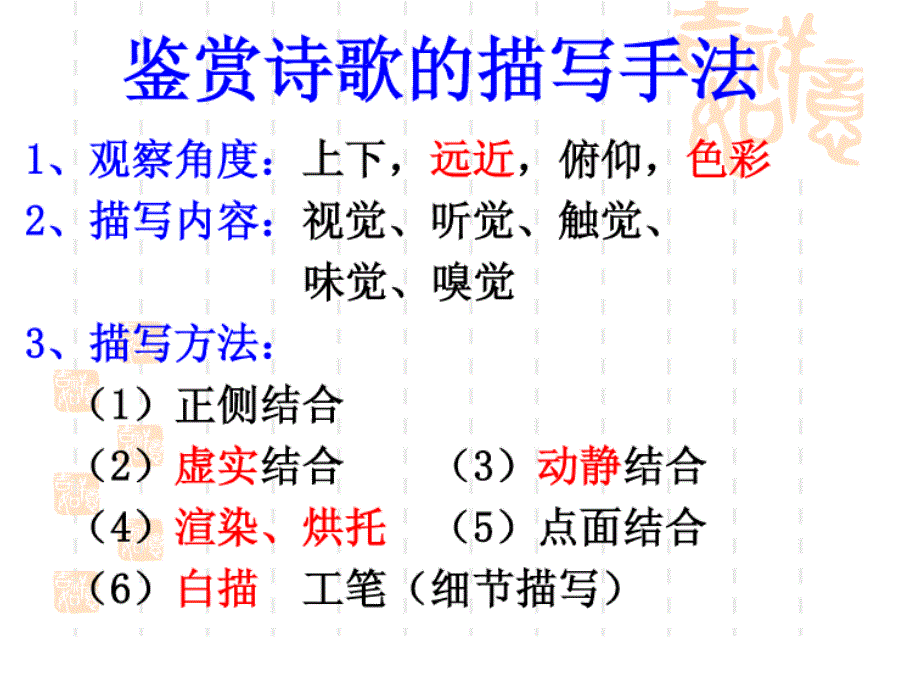 诗歌正面与侧面描写赏析.ppt_第2页