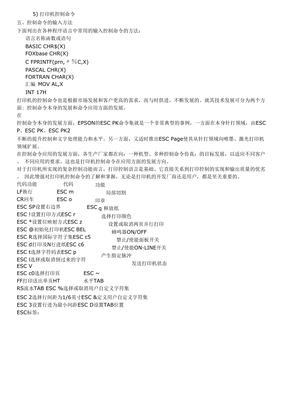 打印机的控制命令_第4页