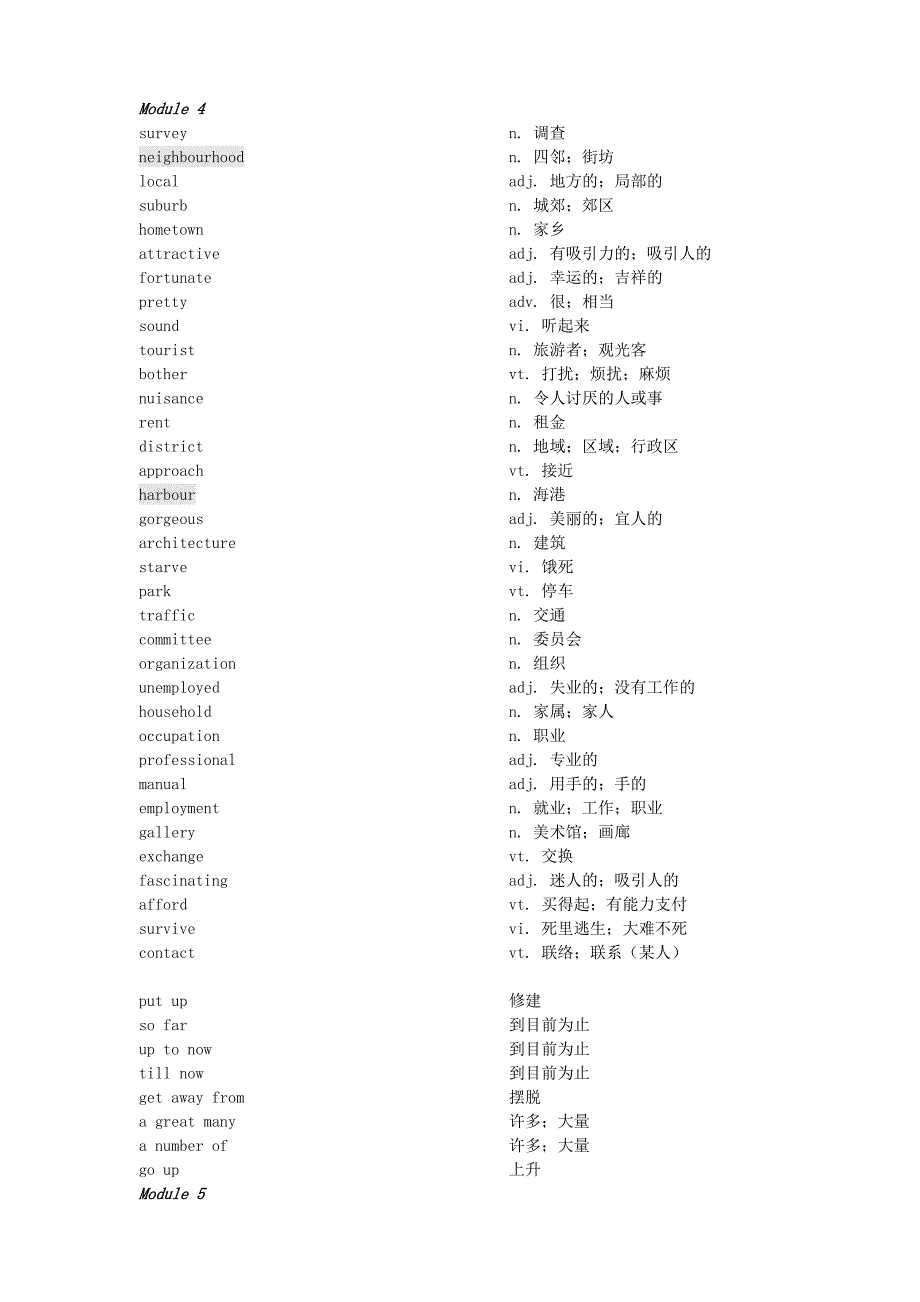 高中英语单词第表一册_第4页