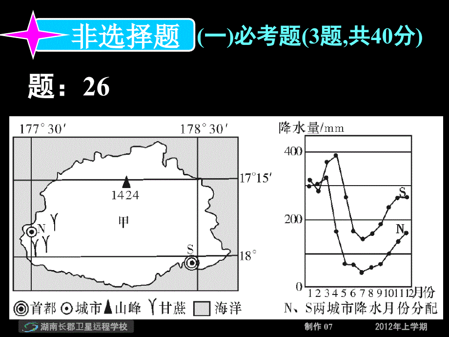 120313高三地理第一次联考试卷讲评2第三章自然灾害与环境课件_第2页