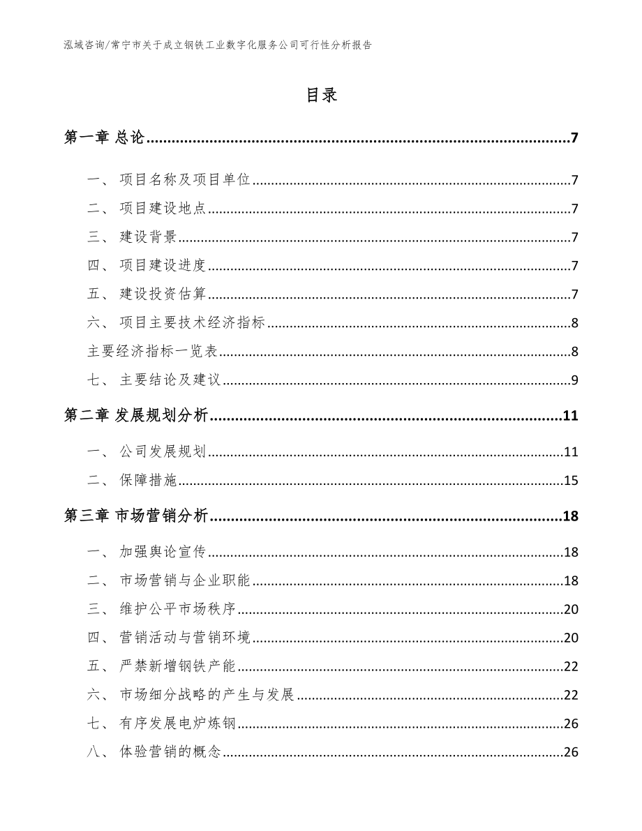 常宁市关于成立钢铁工业数字化服务公司可行性分析报告模板范文_第2页