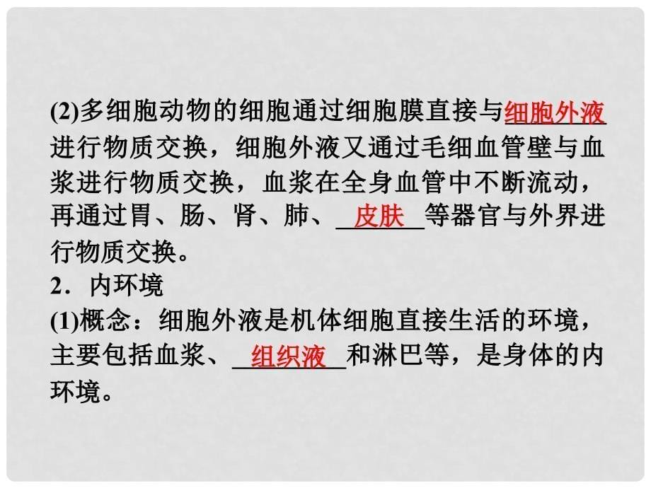 高考生物总复习 第二章第一节动物生命活动的调节课件 浙科版必修3_第5页