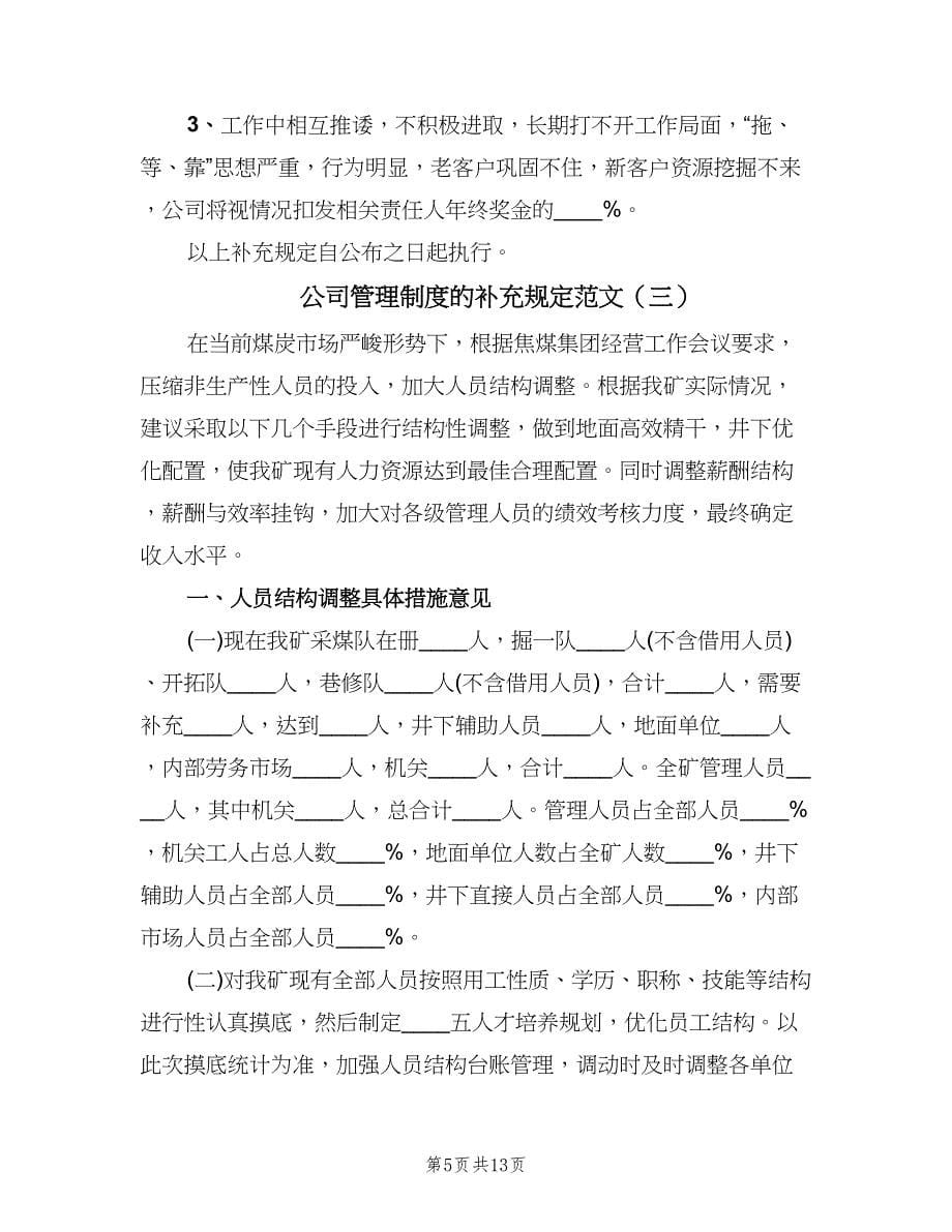 公司管理制度的补充规定范文（四篇）.doc_第5页