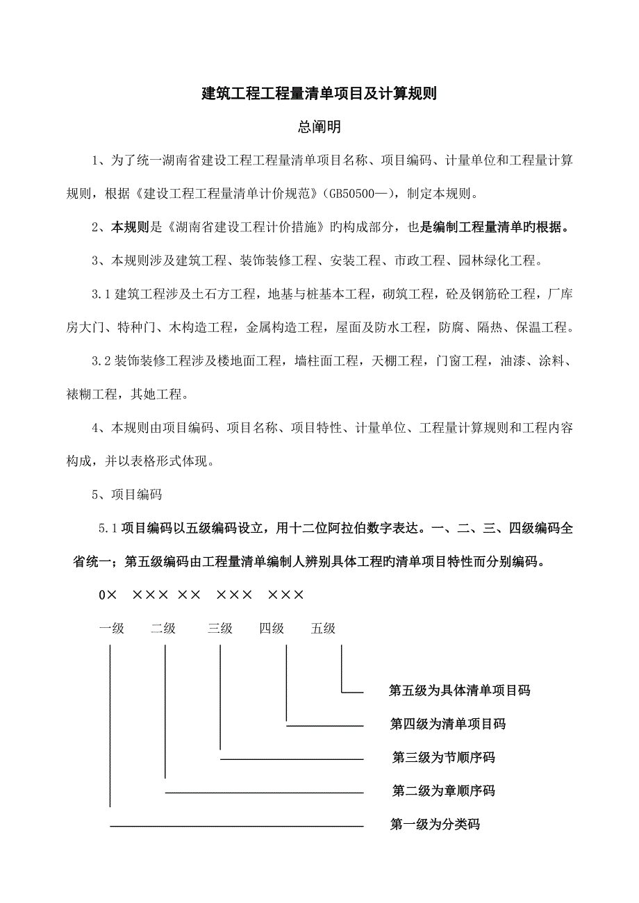 优质建筑关键工程关键工程量清单专项项目及计算统一规则_第1页