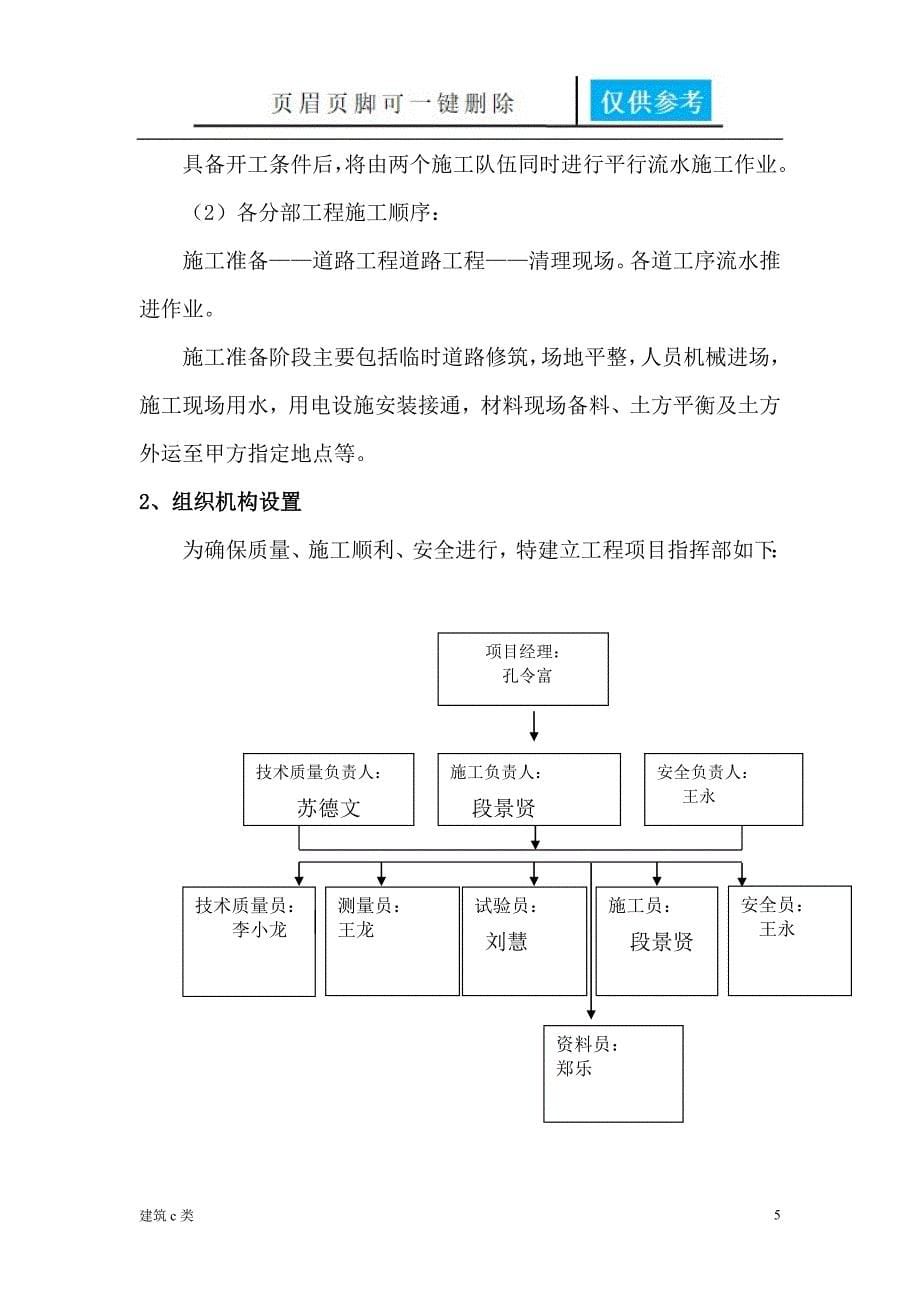 砂石路施工组织设计[运用参照]_第5页