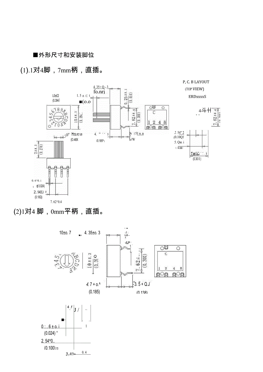 8421旋转编码开关规格书讲解_第4页