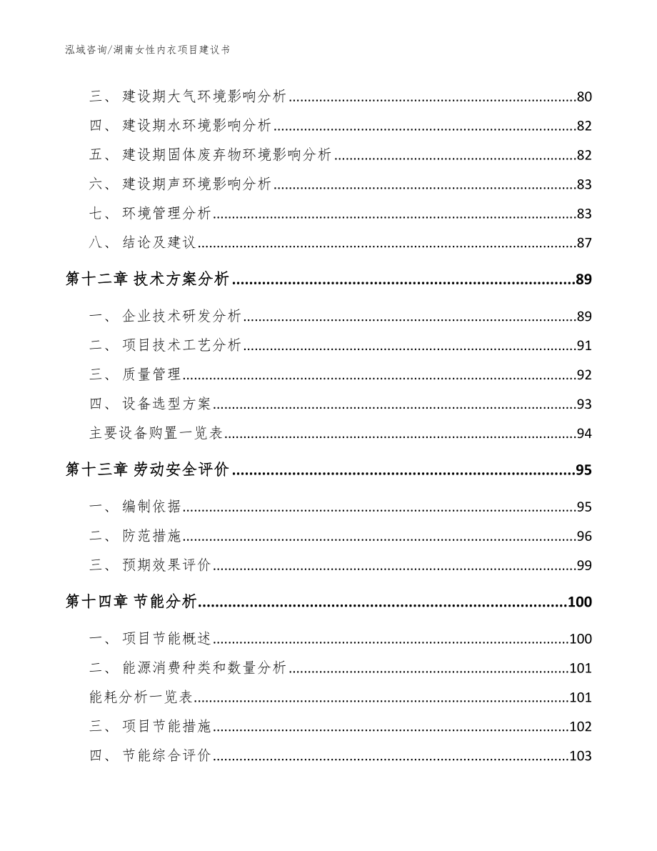 湖南女性内衣项目建议书（模板范本）_第4页