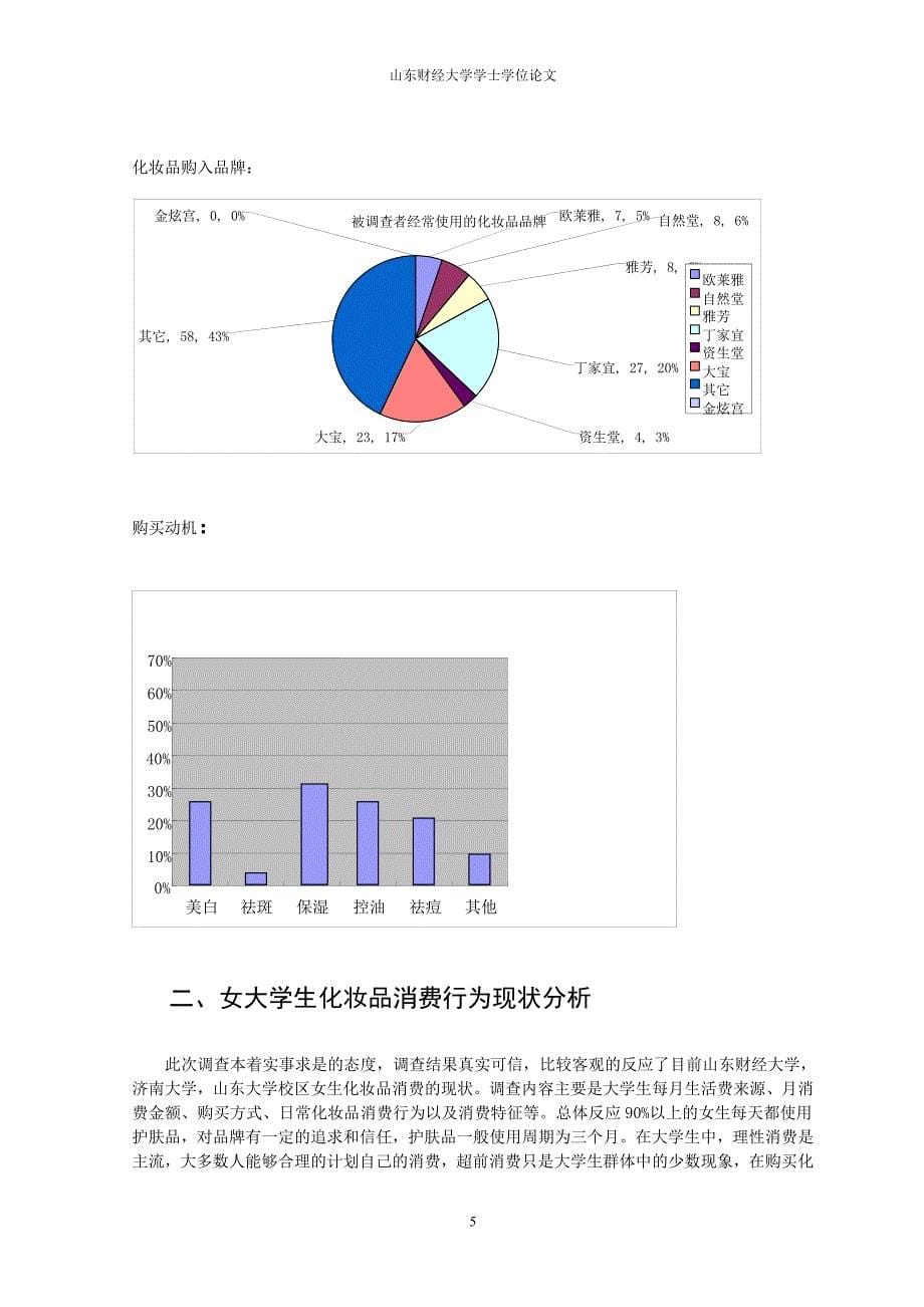 基于女大学生化妆品消费行为的企业营销新策略_第5页