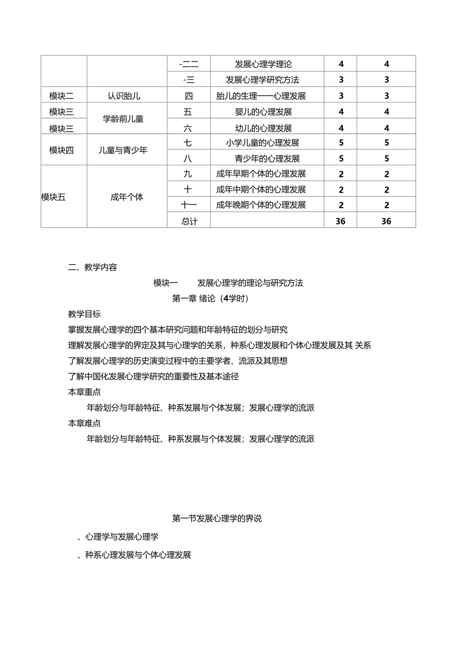 发展心理学教学大纲_第4页