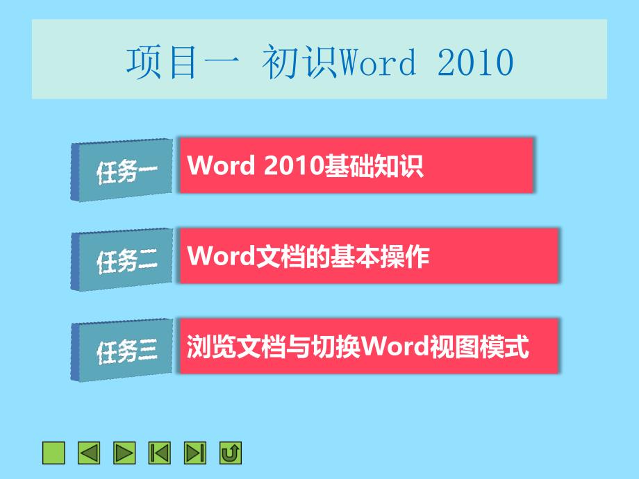 项目一初识Word_第2页