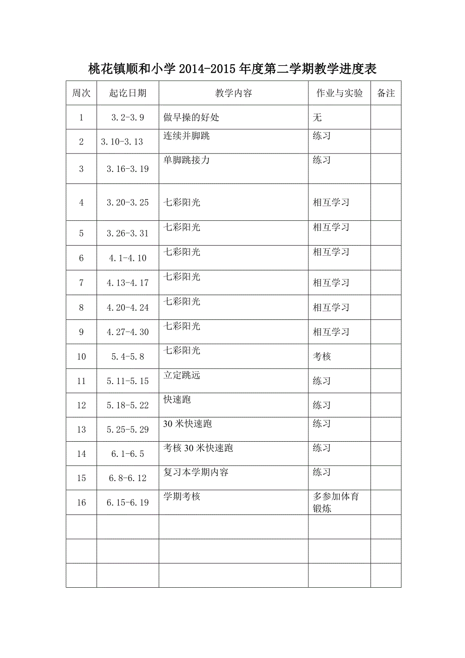 陈革庆一年级体育教学计划MicrosoftOfficeWord97-2003文档_第3页