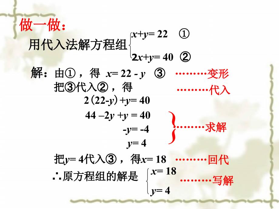 消元解二元一次方程组第课时_第3页