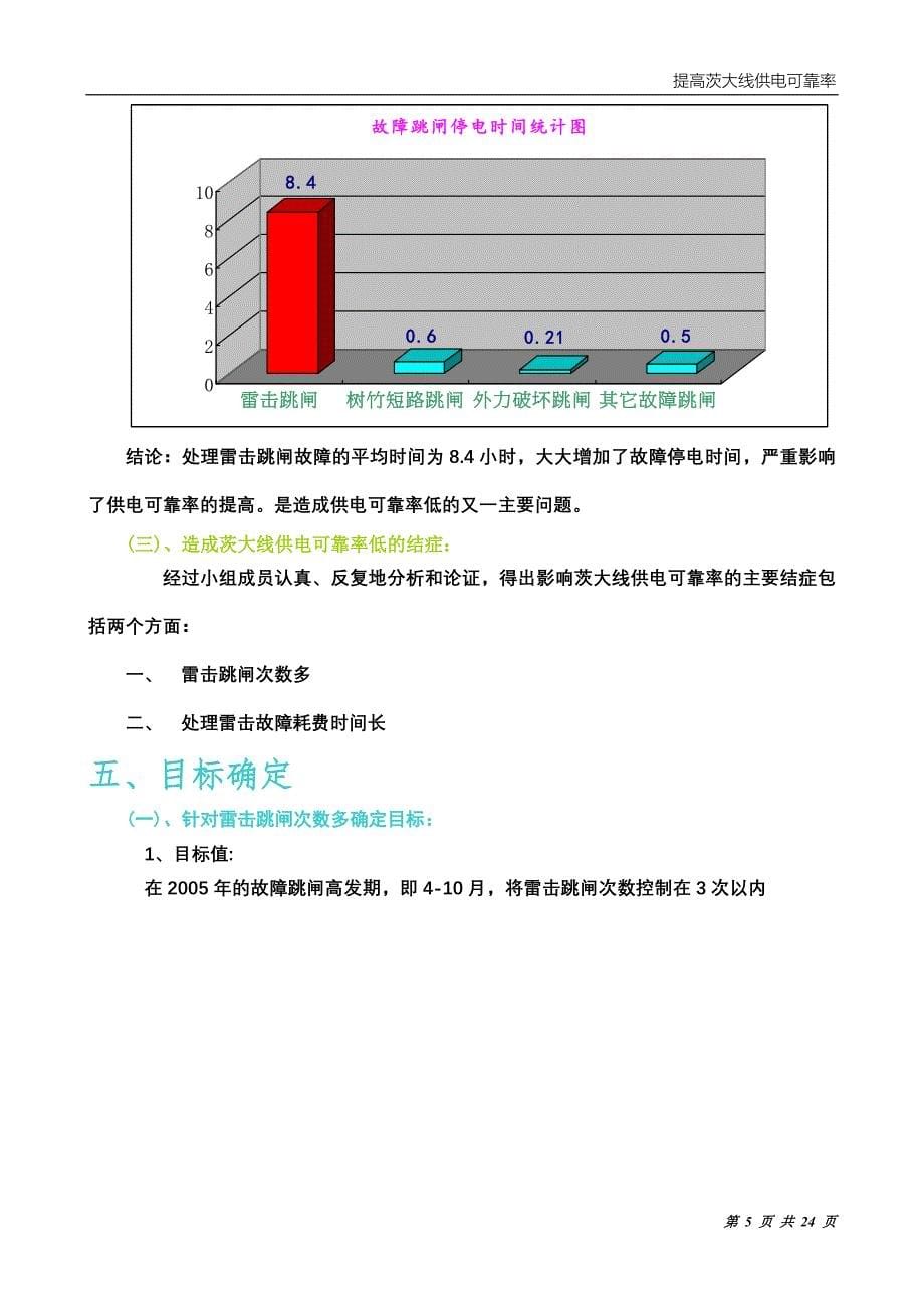 茨竹供电所QC成果报告书_第5页