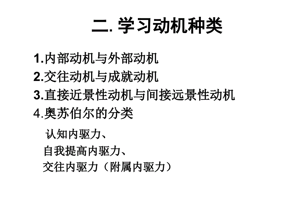 认知心理学课件第三章 学习动机_第4页