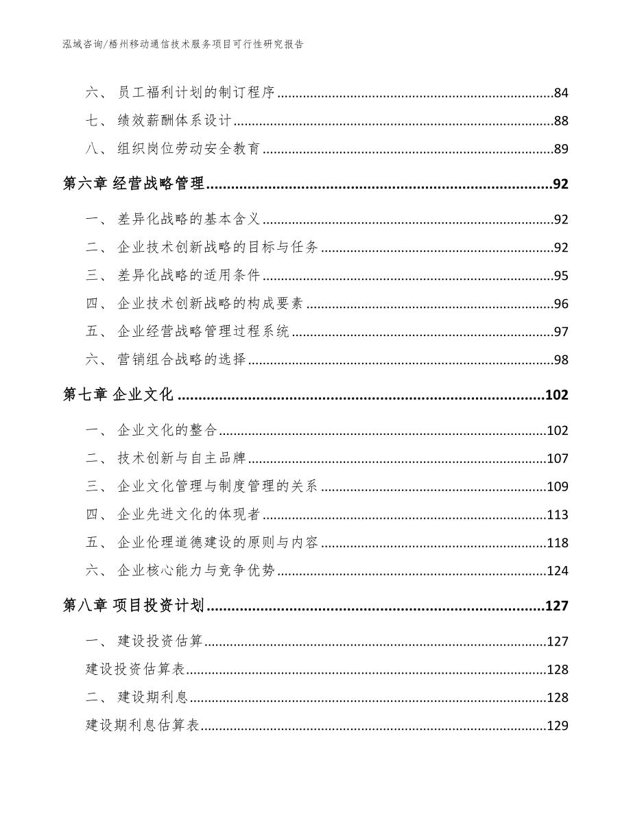 梧州移动通信技术服务项目可行性研究报告_第3页