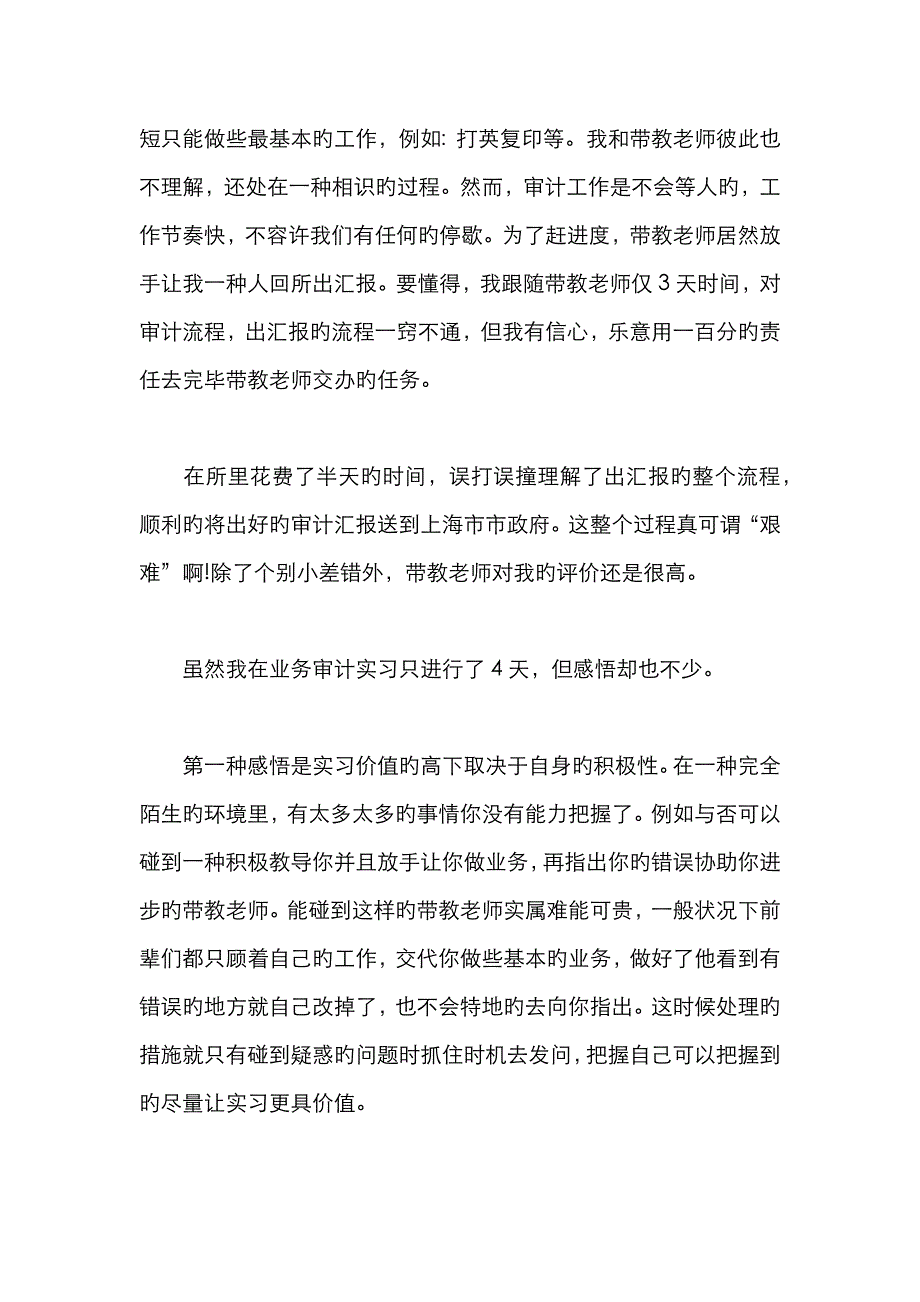 事务所财务审计实习报告范文_第3页