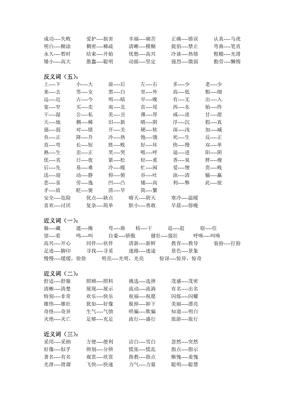 小学生语文词语积累_第3页