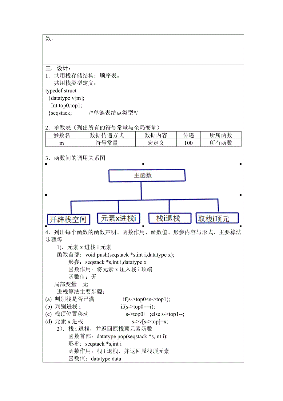 数据结构实验报告共享栈_第2页