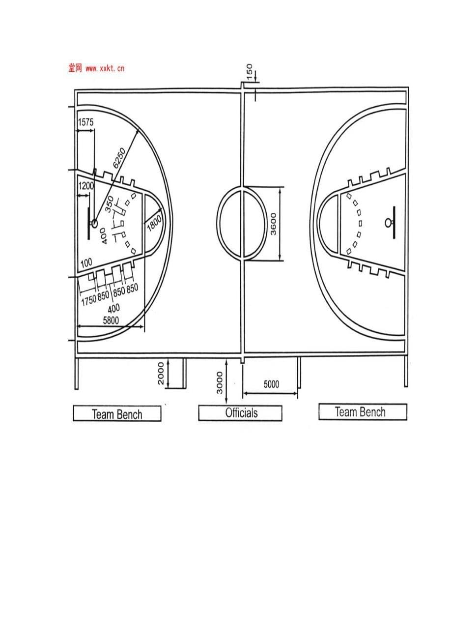 篮球场地标准尺寸_第5页