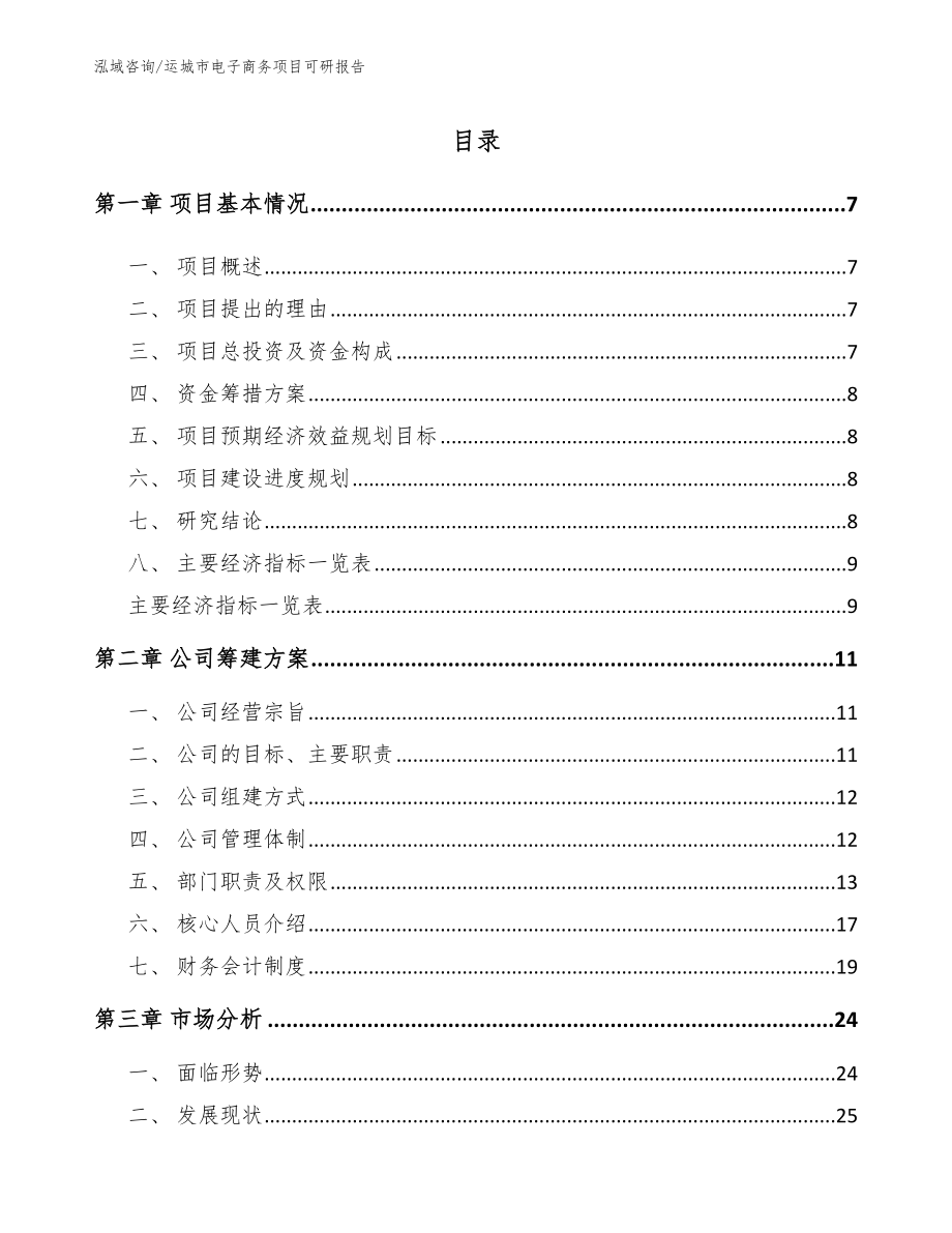 运城市电子商务项目可研报告范文模板_第2页