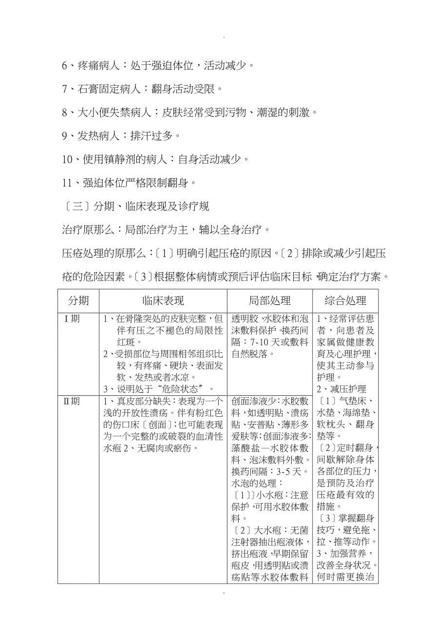 压疮风险评估,报告制度,工作流程图_第5页