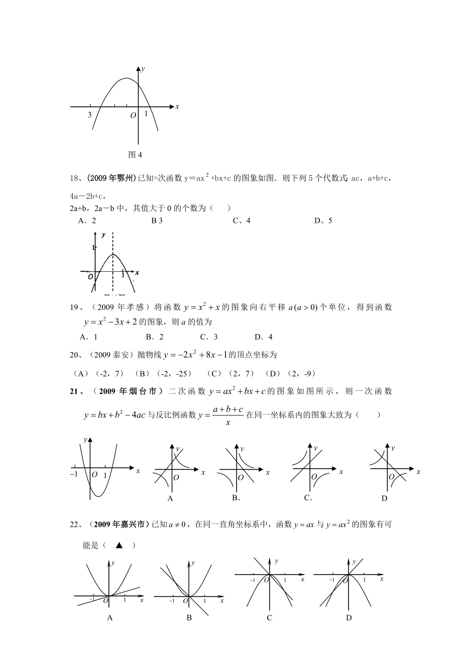 二次函数试题及答案.doc_第4页