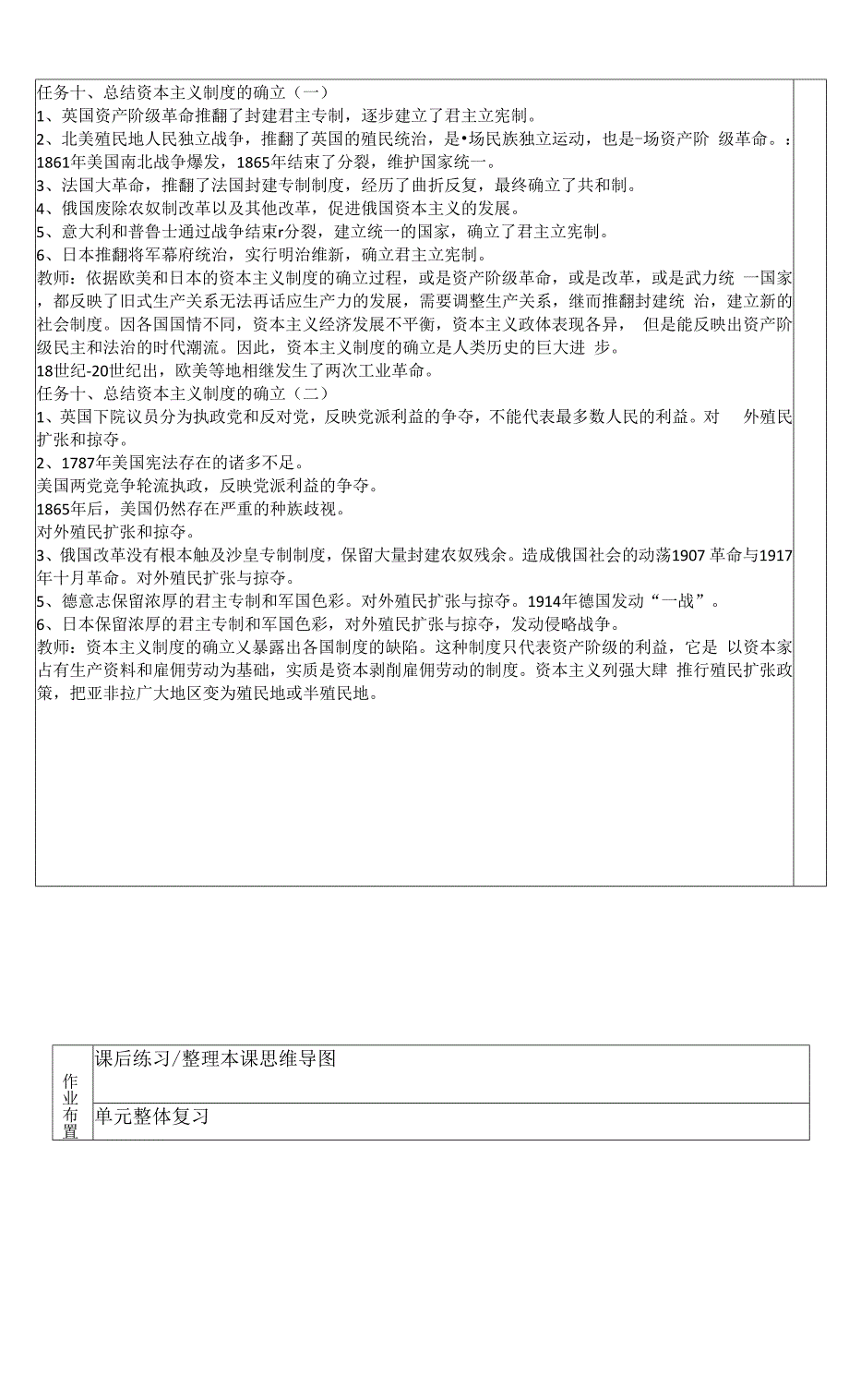 【教案】第9课 资产阶级革命与资本主义制度的确立 教案--2021-2022学年高中历史统编版2019必修中外历史纲要下册.docx_第3页